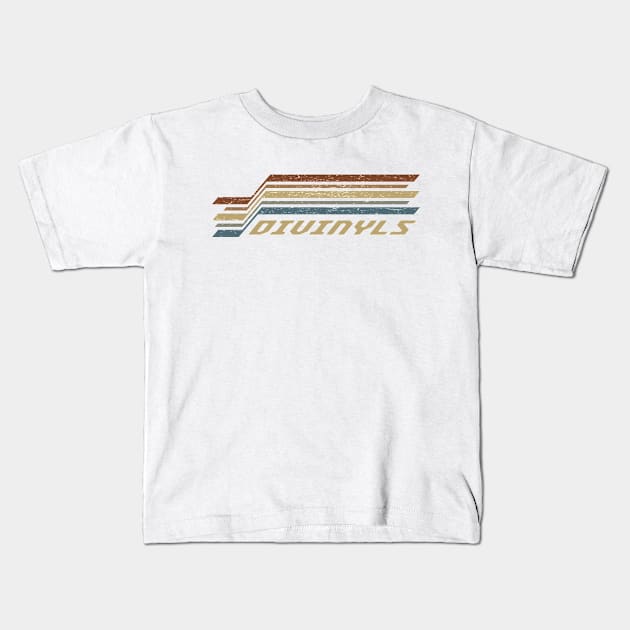 Divinyls Stripes Kids T-Shirt by orovein